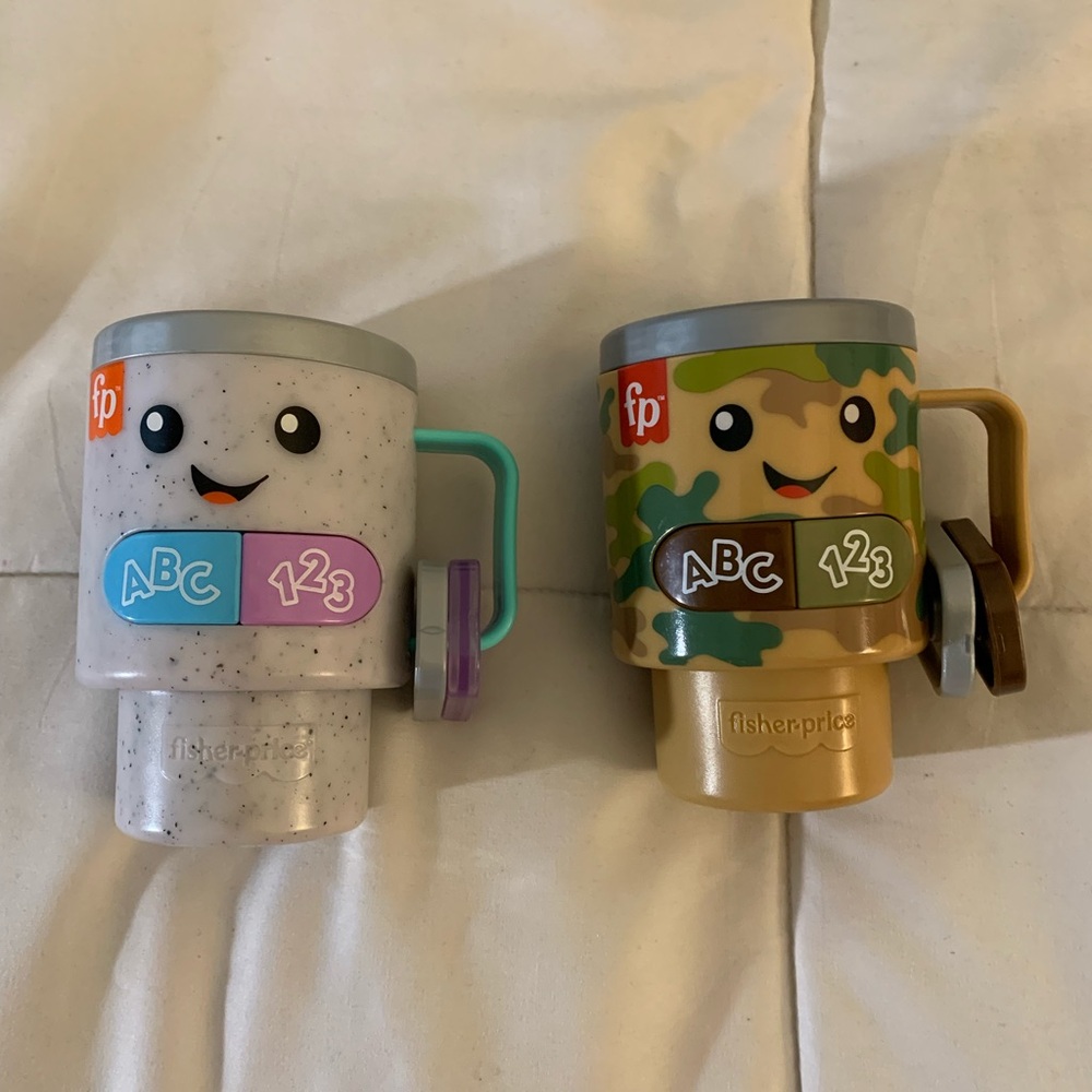 Fisher-Price ABC 123 Playful Mugs Set
